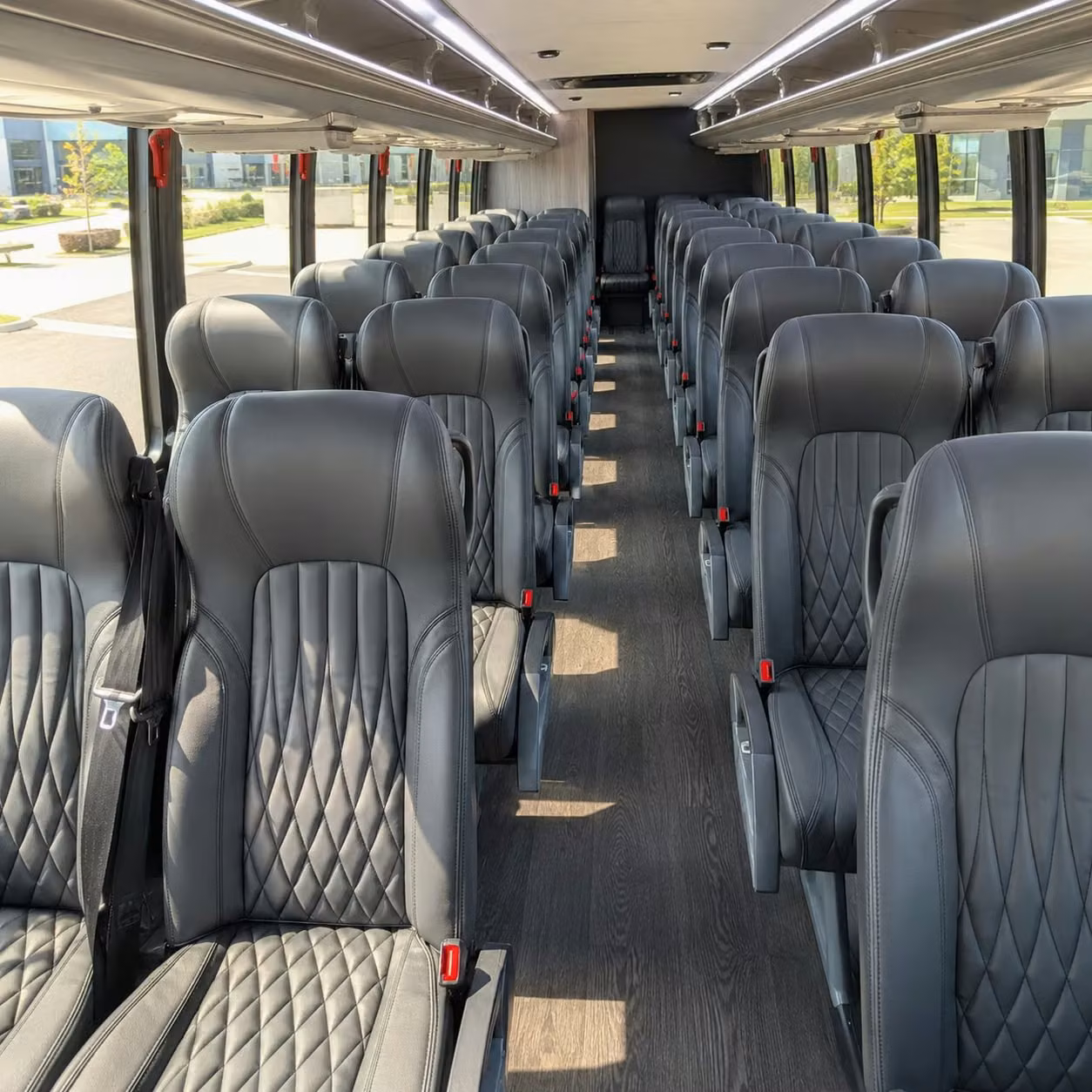 25 passenger minibus inside