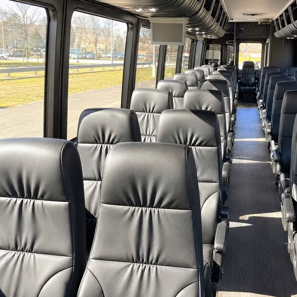 28 passenger minibus interior
