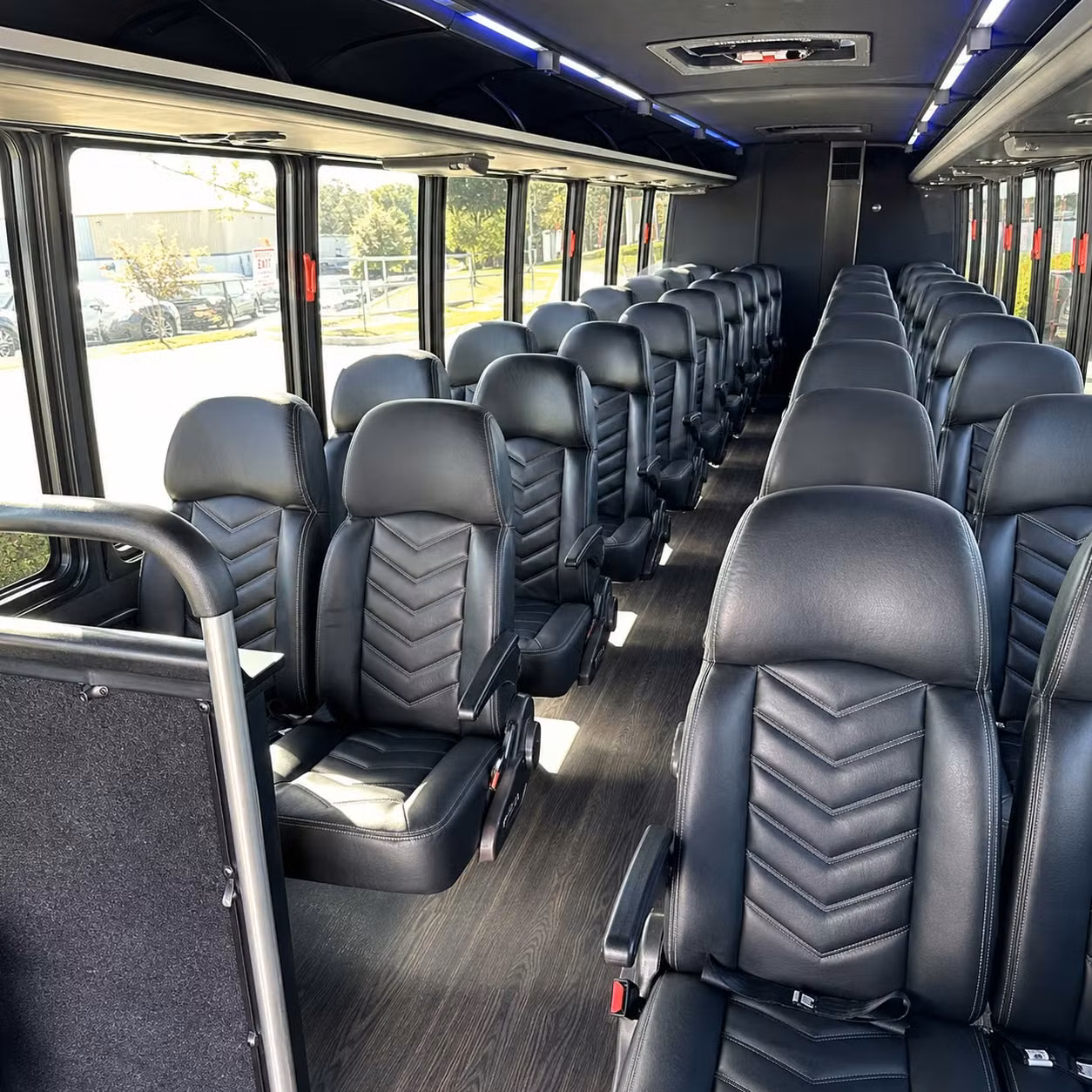 35 passenger minibus inside