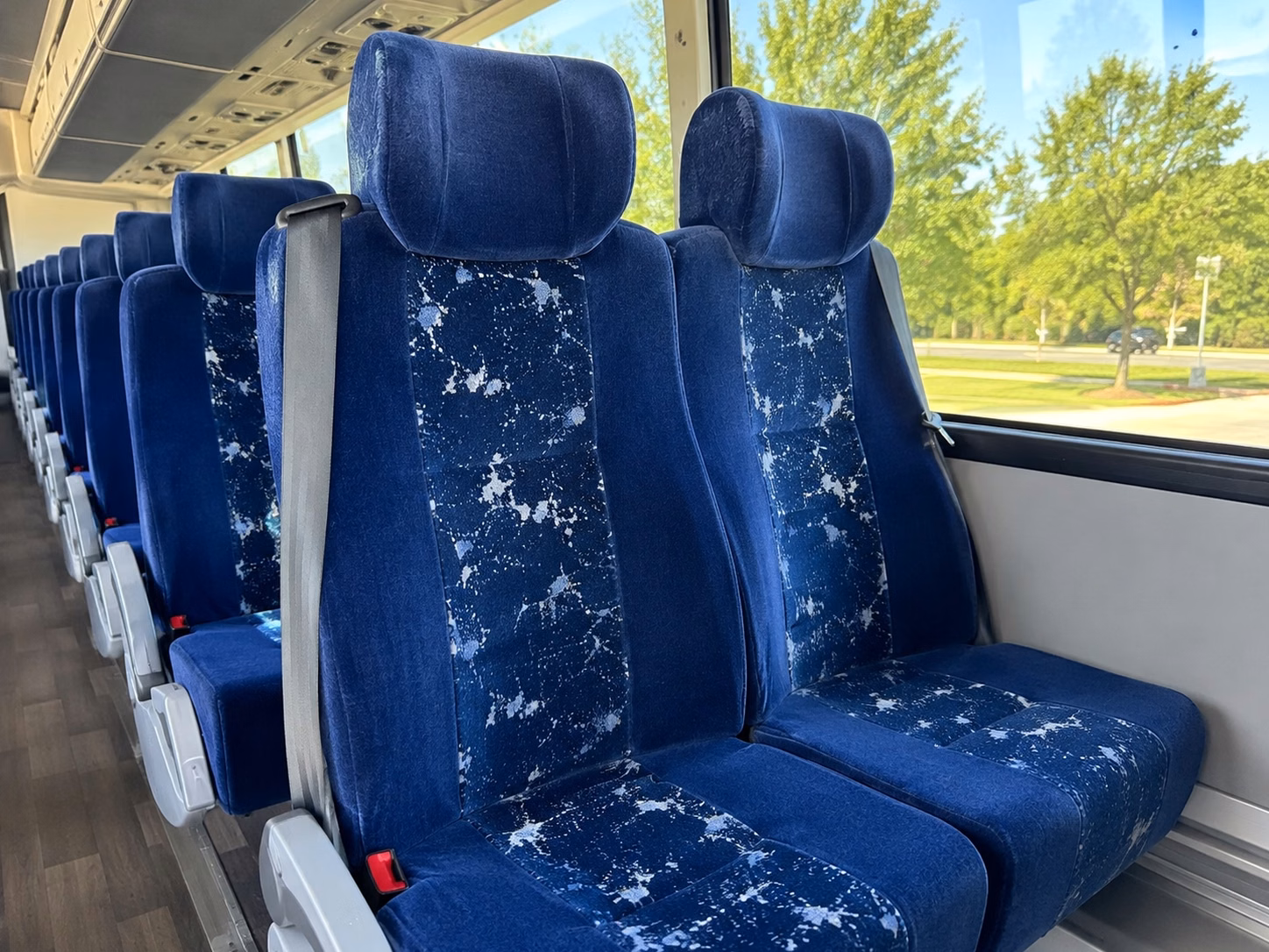 ontario charter bus interior